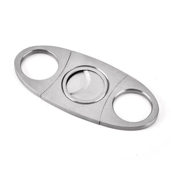 Pocket Stainless Steel Cigar Cutter Knife Double Blades Scissors Shears Scissor |Cigar Accessories