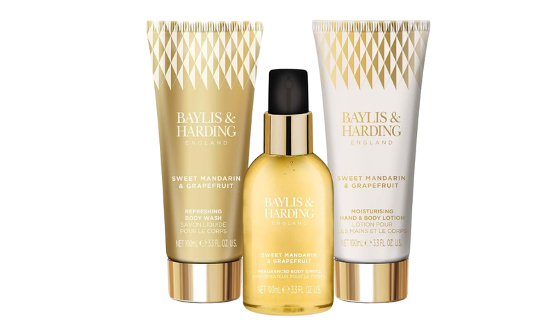 Baylis &amp; Harding Mandarin &amp; Grapefruit Wash Bag Giftset