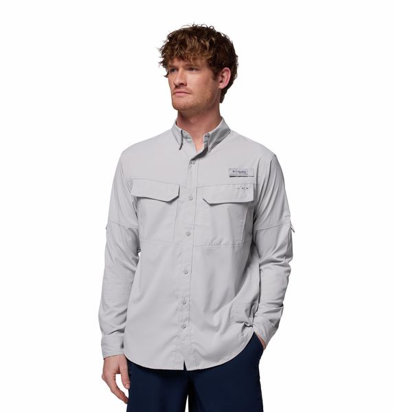 Columbia Men's Skiff Guide II Long Sleeve Shirt Cool Grey