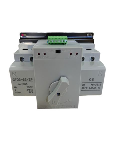 Dual Power Automatic Transfer Switch Gfq3-63/2p