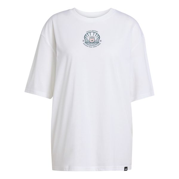 adidas Women's Climacool Strength Training Graphic T-Shirt - White