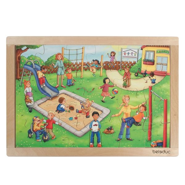 Beleduc Kindergarten Frame Puzzle: 24 Pieces