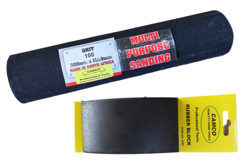 Camco Sandpaper Set 2 Piece - (100 Grit) Fine