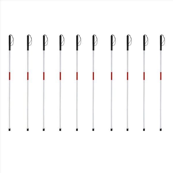 Visually Impaired Crutch Cane Blind Walking Stick Walker Aluminium