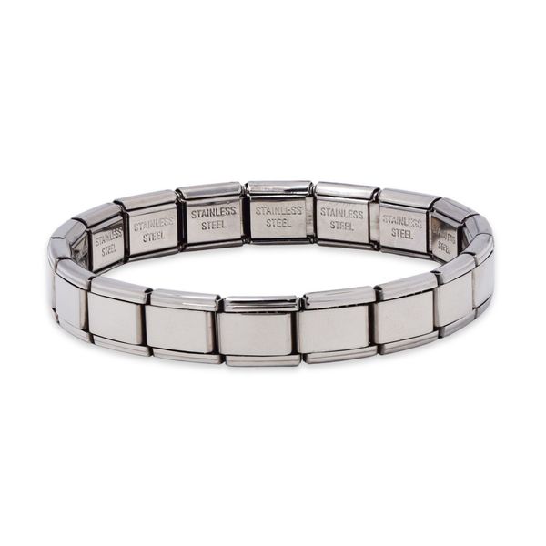 Steel My Heart Waterproof Stainless Steel Italian Link Bracelet