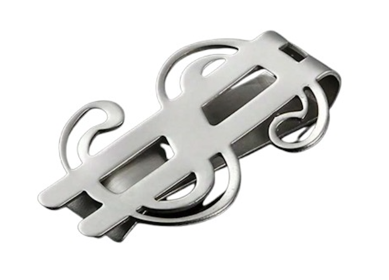 Stainless Steel Dollar Money Clip