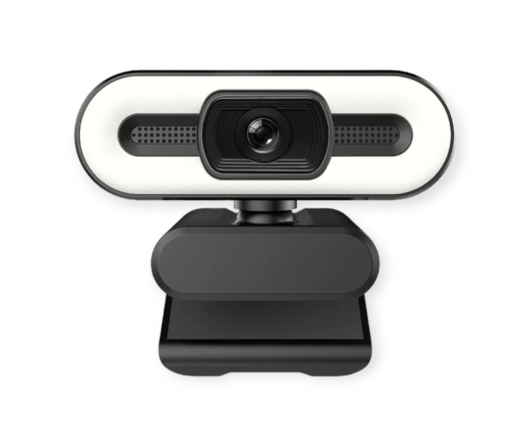 4K Auto Focus Web Camera with Touch LED 3 Modes Fill Light