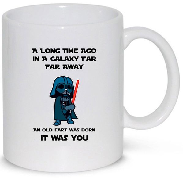 An Old Fart Was Born V5 Star Wars Pack Mug