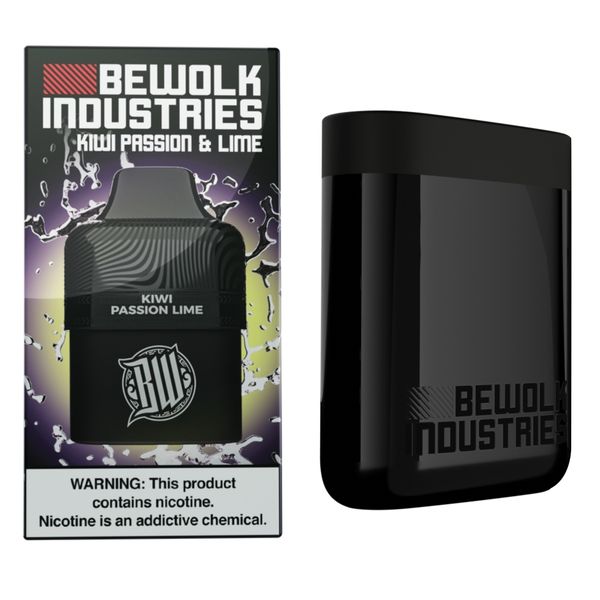 Bewolk Disposable POD Kit 6k - 20MG - Kiwi Passion &amp; Lime