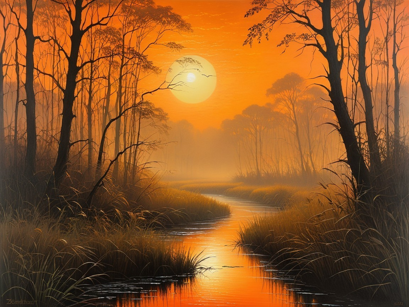 Modern Canvas Wall Art Home Decor - Twilight Sunset