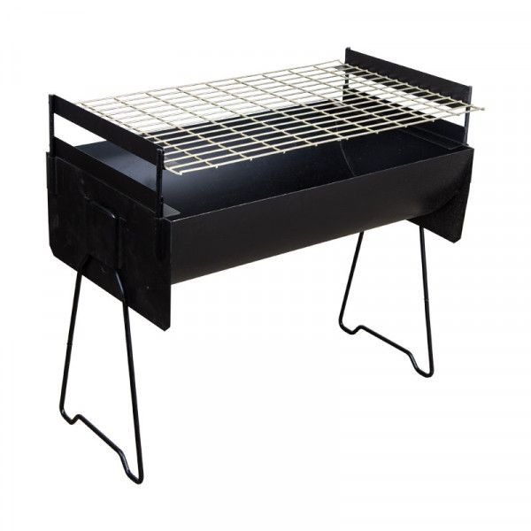 LK's Braai Mini Adjustable Grid Stand Electroplated Grid 585X350X540mm