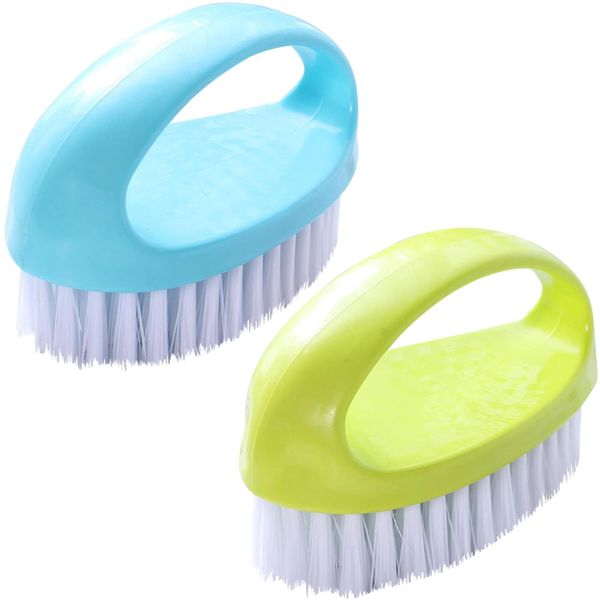 Nylon Medium 2 Pack Scrub Brush