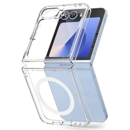 Transparent Magsafe Back Cover Compatible with Samsung Galaxy Z Flip 6 Image