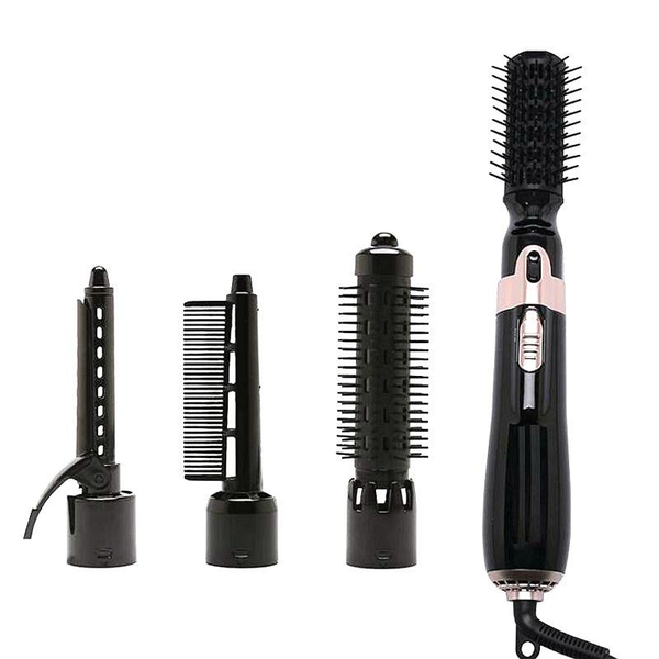 Multifunctional Hot Air Comb 4-in-1 Wet and Dry Hair Curler and Straightener