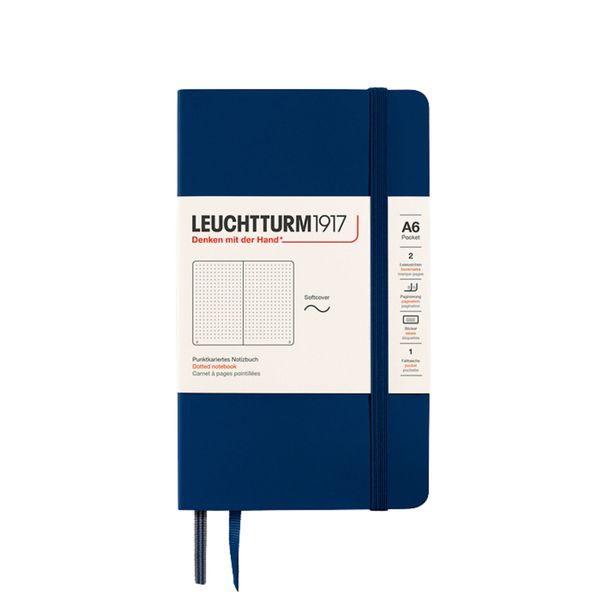 Leuchtturm Notebook Pocket A6 Softcover 123 Dotted