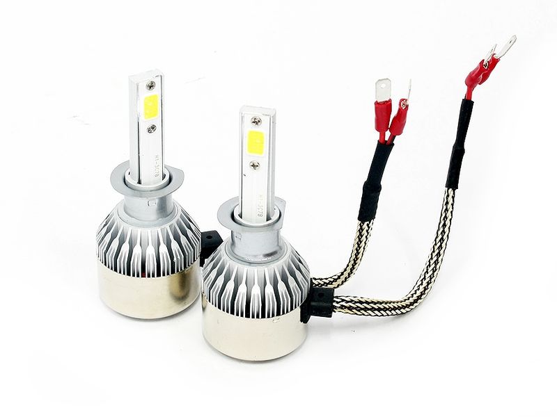 C6 H1 LED Headlight 6000K Colour All In One Compact Design