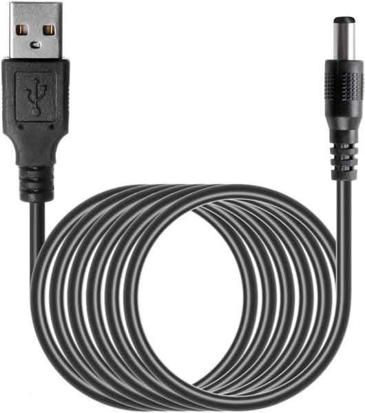 USB A Male to DC 5.5 x 2.5mm Cable, 1meter -B5396