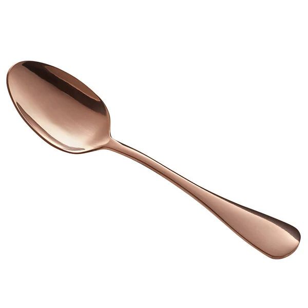 Dessert Spoon - 12 Piece Rose Gold Teardrop 263-1 - Cutlery Essentials ...