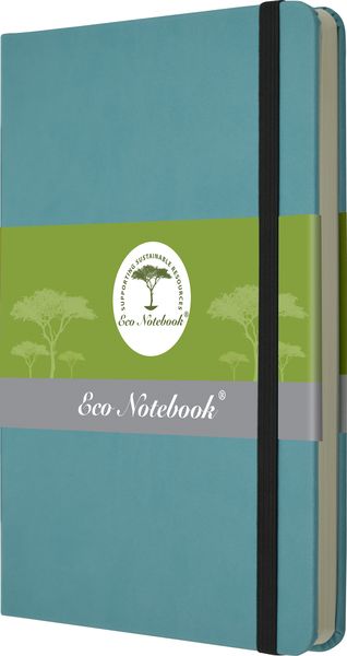Eco Notebook, A5 -Turquoise