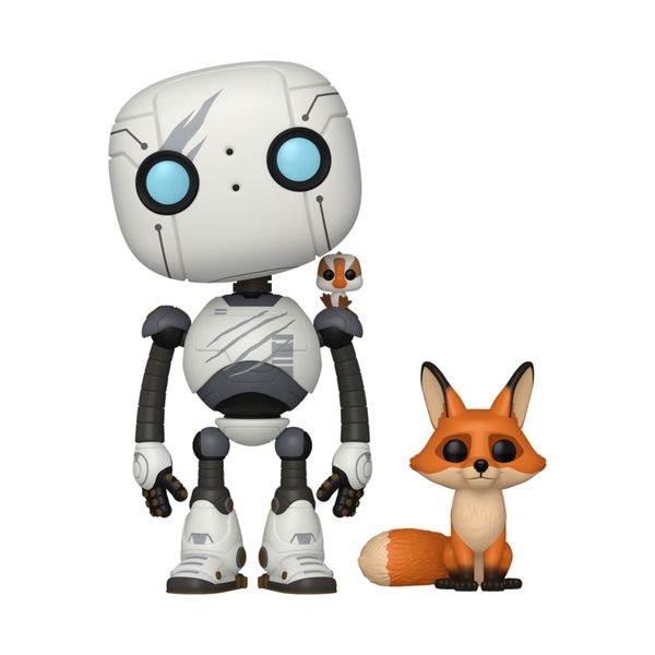 Funko Pop! Movies: The Wild Robot - Roz With Fink &amp; Brightbill