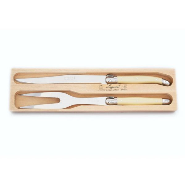 Andre Verdier Laguiole Carving Set in Wooden Box