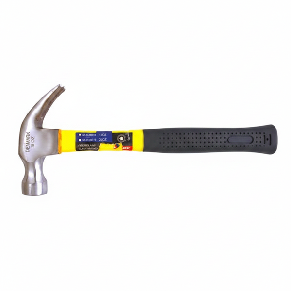 Deamark Claw Hammer 450g with Fiberglass Handle for Construction