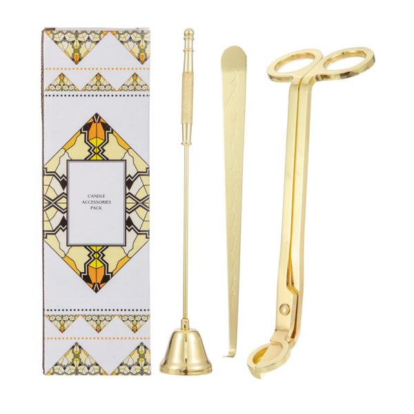 3 in 1 Nordic Small Candle Tools Lighter Wick Trimmer Extinguish Accessory