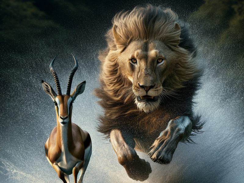 Canvas Wall Art Decor - The Hunt Artwork