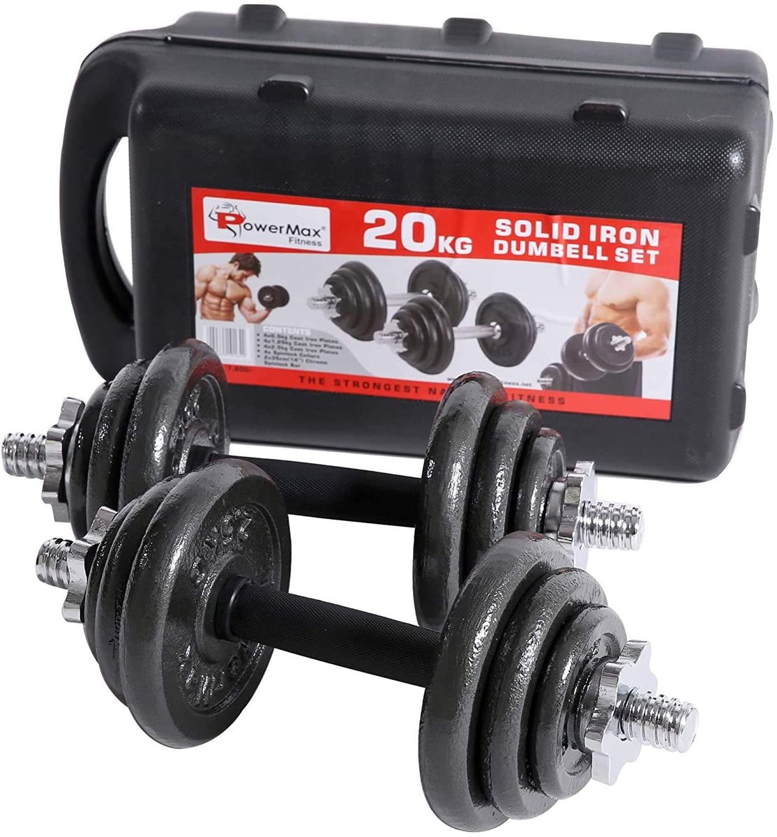 Mitzuma Adjustable Dumbbell Weight Set - 20kg | Shop Today. Get it ...