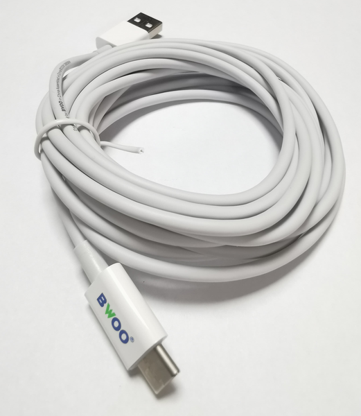 2m - 3m USB to TYPE-C Charging Cable - White