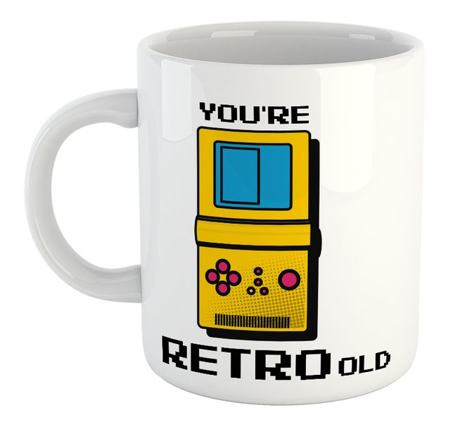 You're Retro Old Birthday Gift Coffee Mug