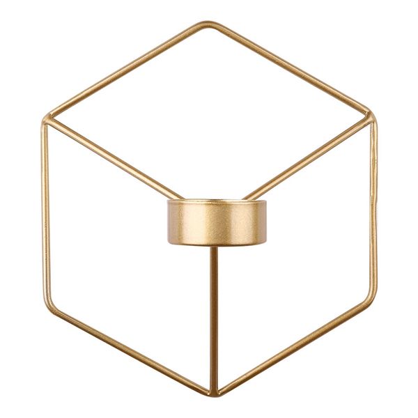Nordic White Geometric Wall Mounted Candle Holder