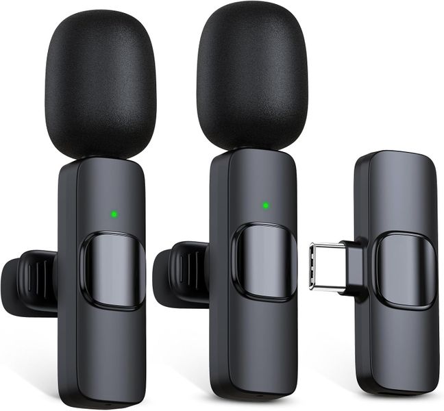 Professional Lavalier Microphone for Podcast Live Streaming Vlog YouTube