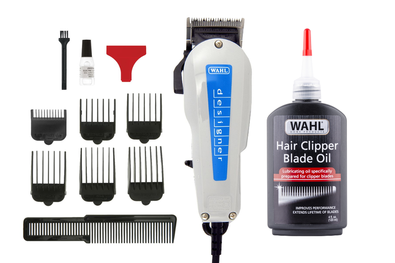 Wahl Professional Designer 6 Corded Hair Clipper Kit + Clipper Oil 120ml