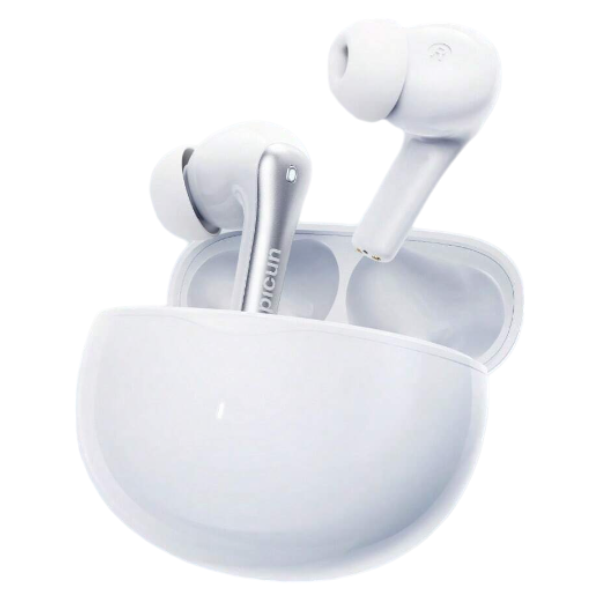 PICUN - A6 - TWS Sweatproof Wireless ANC Touch Control Earphones - White