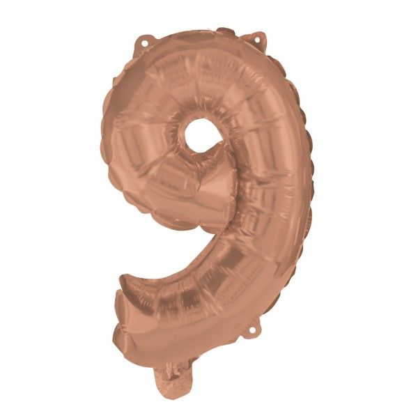 37 Inch Air-Helium Rose Gold Foil Balloon 9
