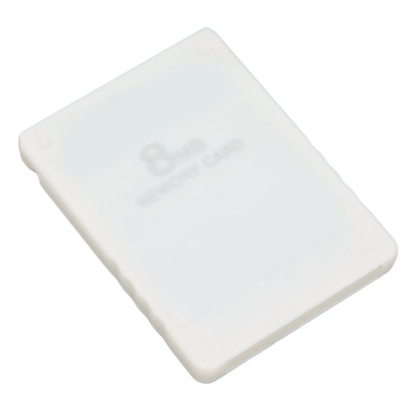 8MB Memory Card FMCB1.966 Compatible with PS2 White