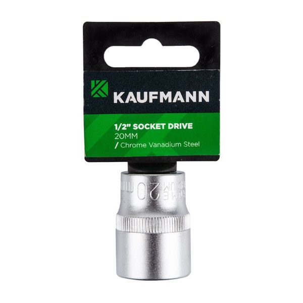 Kaufmann - Socket Drive - 1/2inch - 20mm - Bulk Pack of 10