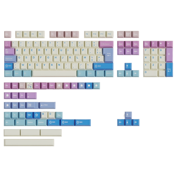 150Keys Pbt Material Keyboard Keycaps for Most Mechanical Keyboards B