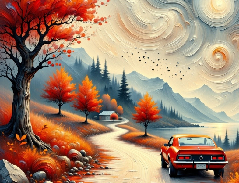Modern Canvas Wall Art Home Decor - Lakeside