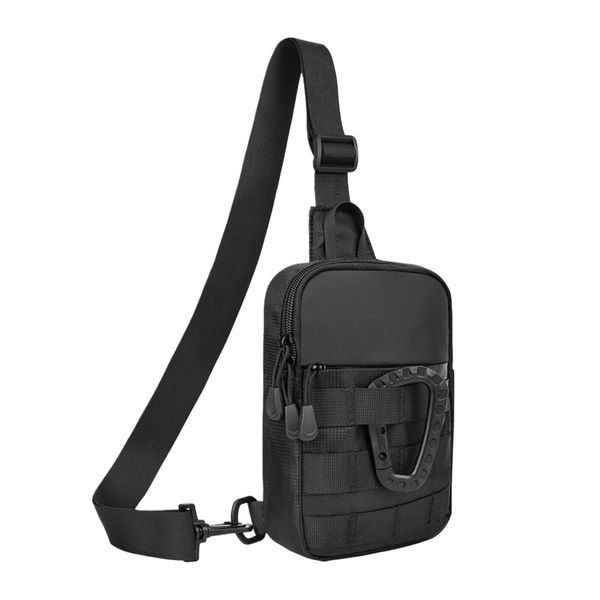 Men's Small Sling Tactical Waterproof Crossbody Chest Bag for Travel &amp;Sport