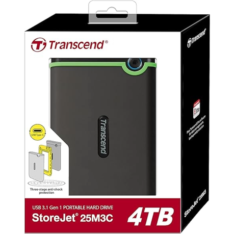 Transcend External Hard Drives - 4TB Hard Drive 2.5