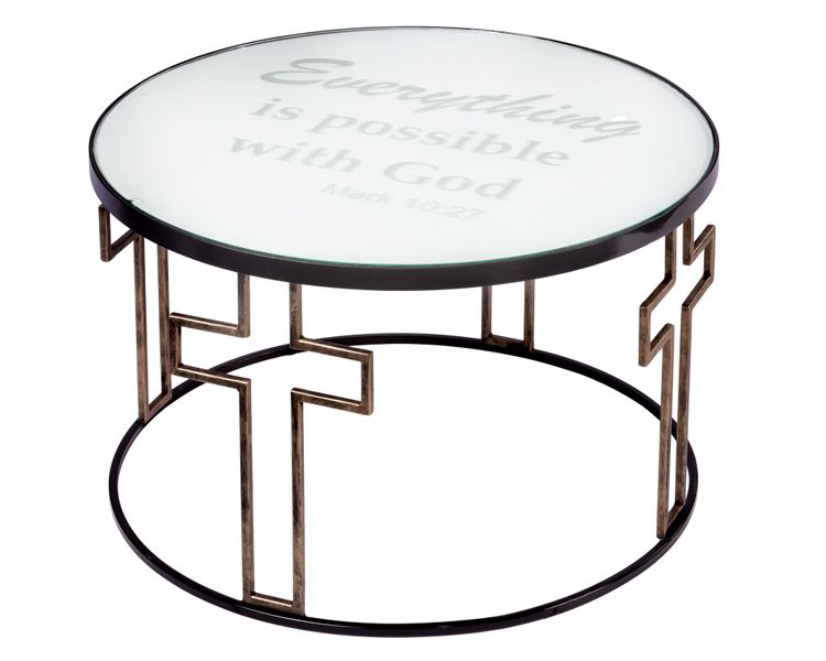 Glass Round Coffee Table
