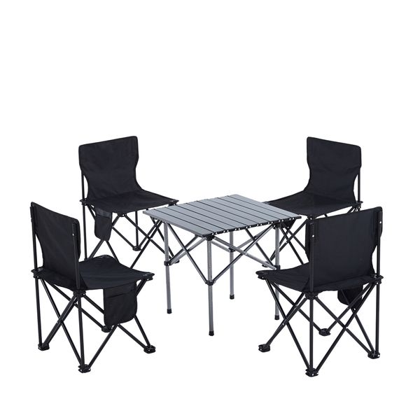 Camping Chairs Table Foldable Picnic Set Storge Bag