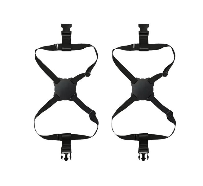 2-Piece Heavy Duty Suitcase Straps with Anti-Theft Lock