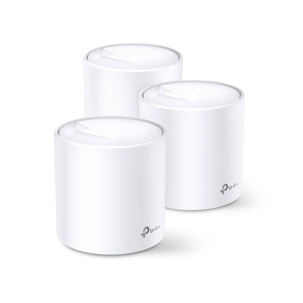 TP-Link Deco X60(3-pack) Premium WiFi 6 AX5400 Whole Home Mesh Wi-Fi System