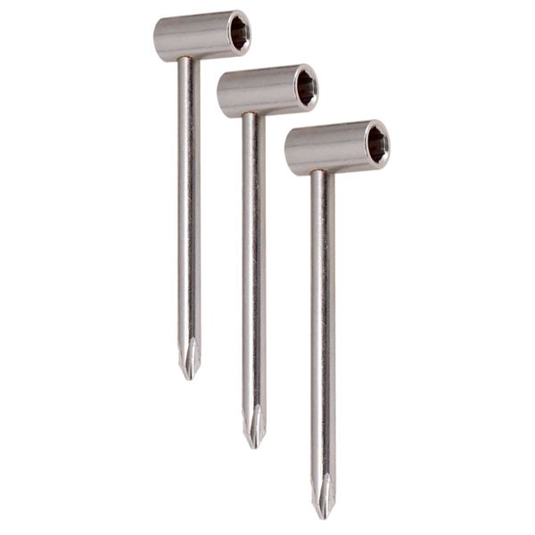 7MM/8MM/6.35MM Guitar Truss Rod Wrench for Instrument Silver