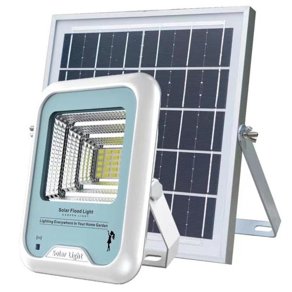 Solar Flood Light - Garden Light &amp; Solar Panel - 30W