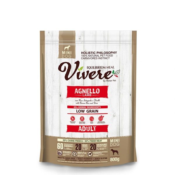 Vivere Mini Adult Lamb 800g