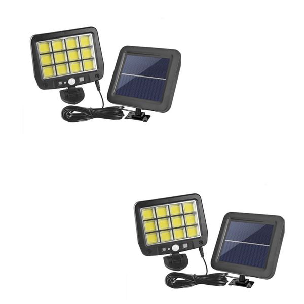 2 Set Of 12 Split COB Solar Powered LED Light FA-JX-F144-12